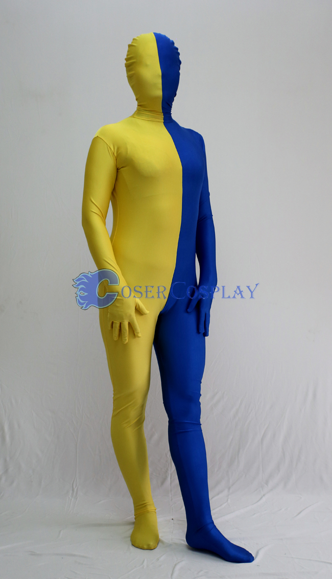 Yellow And Blue Full Body Suit